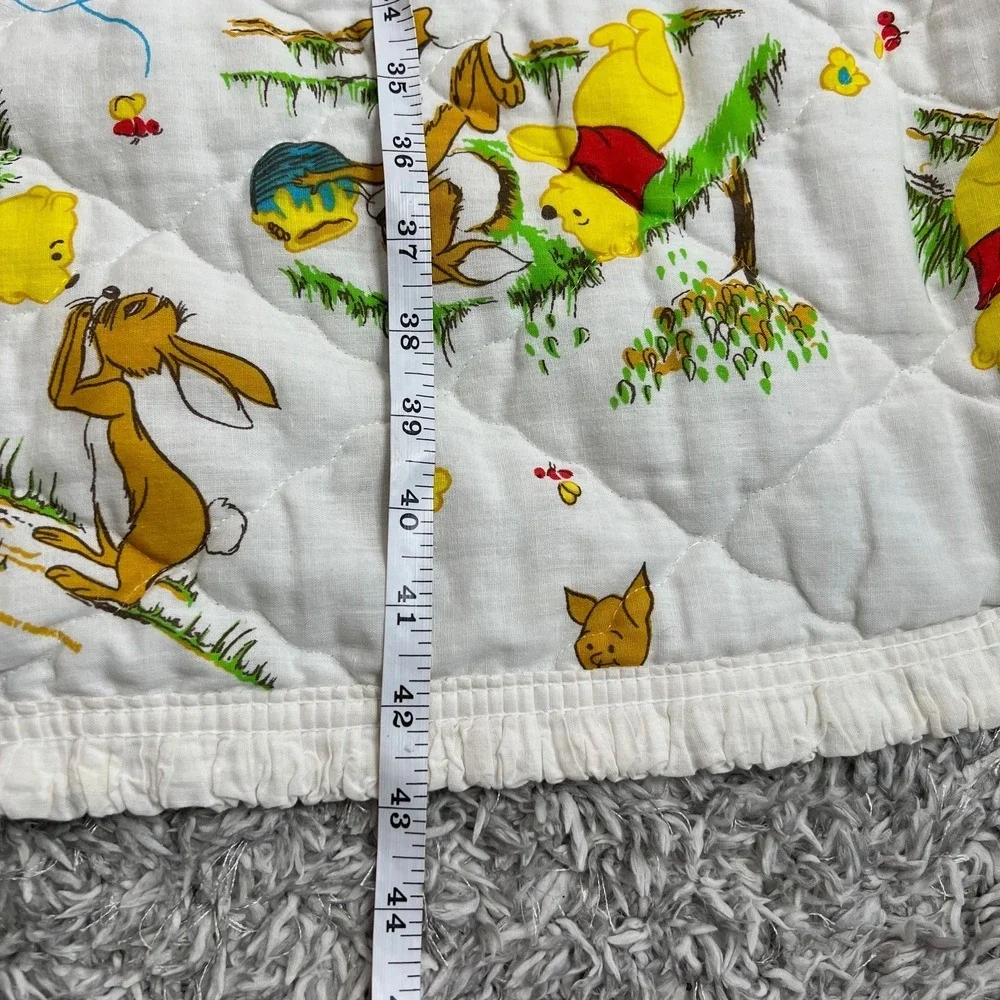 Winnie The Pooh Quilted Baby Blanket Sears Collection‎ Disney Vintage 33x43